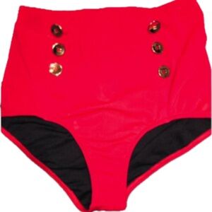 Jaspal - Classic Bikini Bottoms - Rouge - High-wasted - Size S